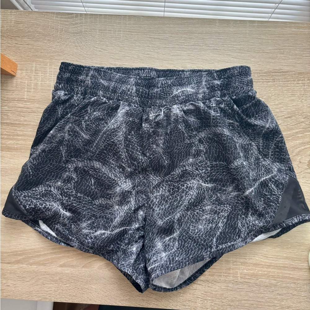 Target running shorts.